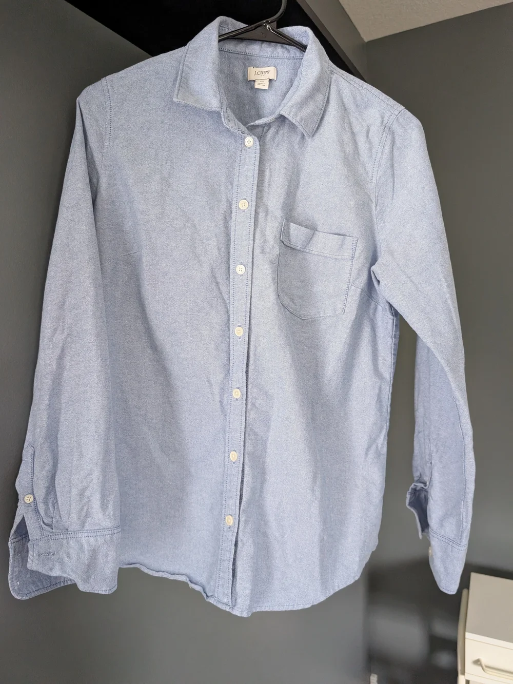 J. Crew Light Blue Women's Button-Down Shirt